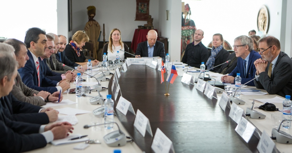 Встреча администрации ТГУ с делегацией Королевства Норвегия.